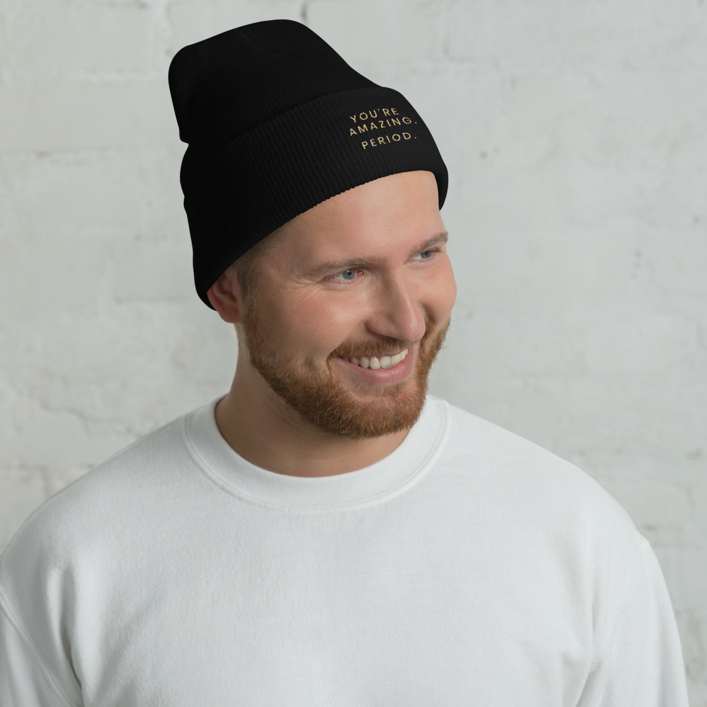You're Amazing, Period. – Beanie | Nordic Soul Prints