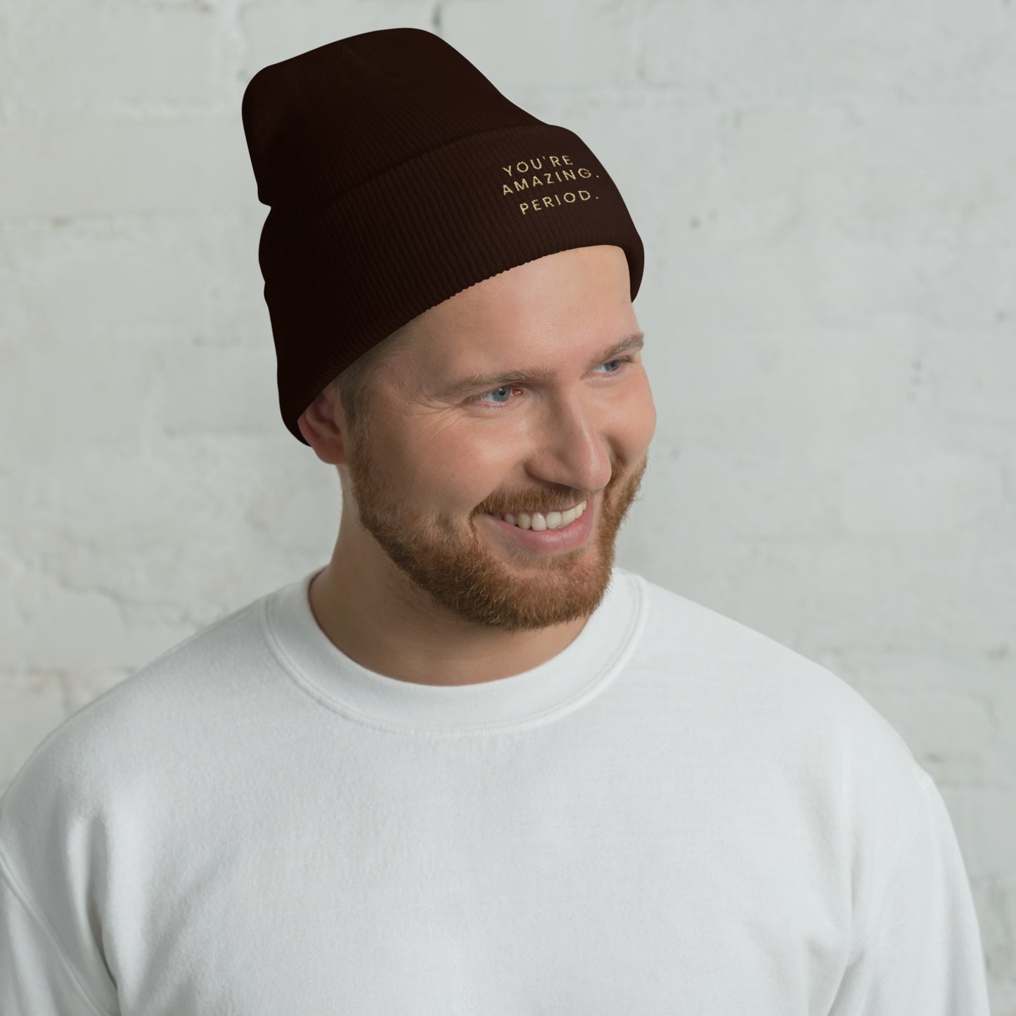 You're Amazing, Period. – Beanie | Nordic Soul Prints