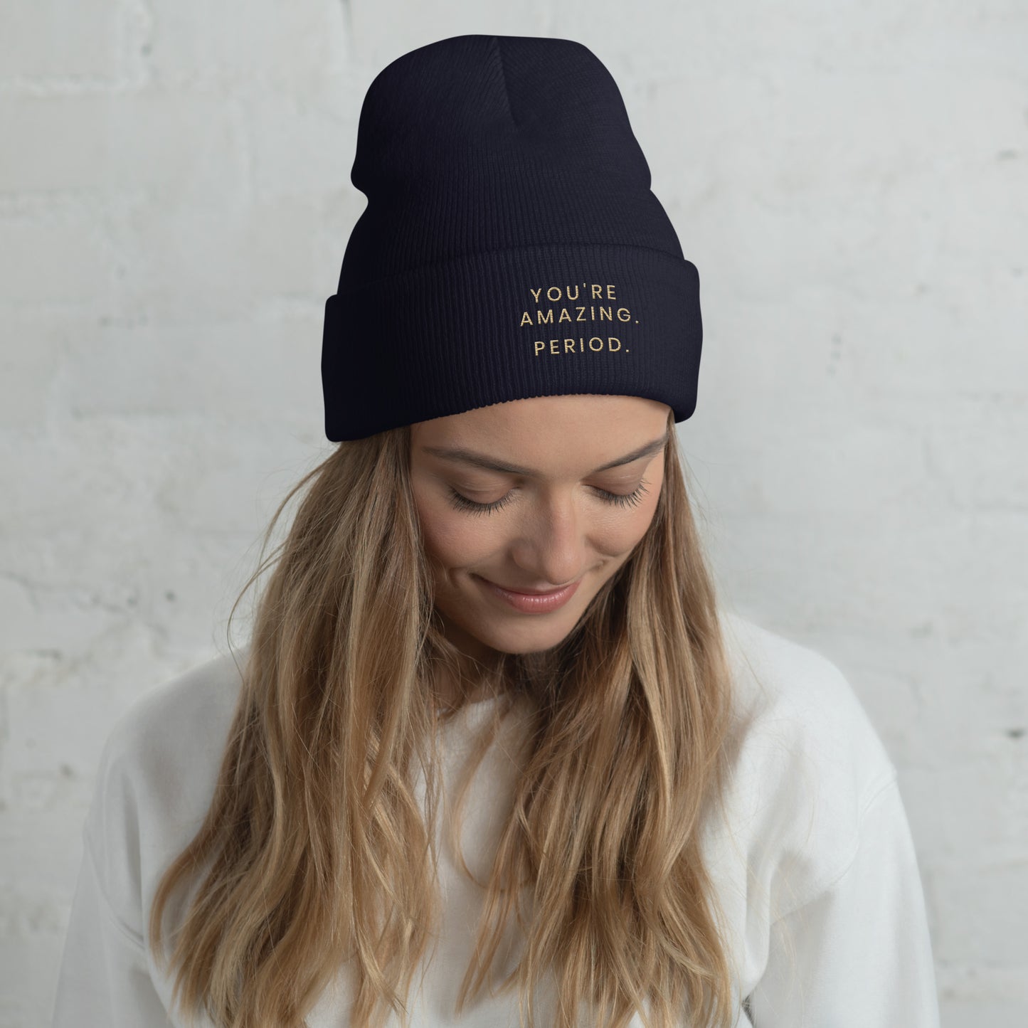 You're Amazing, Period. – Beanie | Nordic Soul Prints